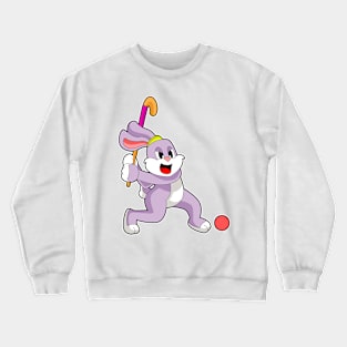 Rabbit Hockey Hockey stick Crewneck Sweatshirt